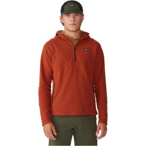 Mountain Hardwear mens Summit Grid Hoody(Dark Copper)