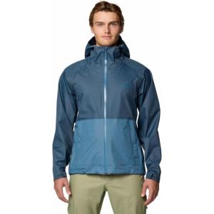 Mountain Hardwear mens Threshold Jacket(Moon Blue/Adriatic Blue)