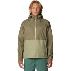 Mountain Hardwear mens Threshold Jacket(Stone Green/Mantis Green)
