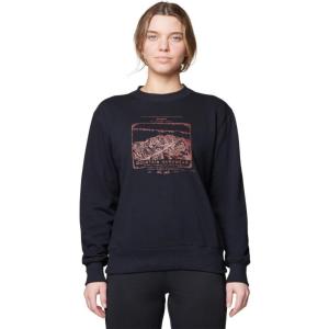 Mountain Hardwear womens Mhw Logo Pullover Crew(Black)