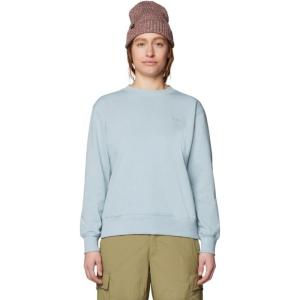 Mountain Hardwear womens Mhw Logo Pullover Crew(Ice Shadow)