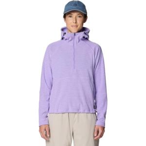 Mountain Hardwear womens Summit Grid Half Zip Hoody(Purple)