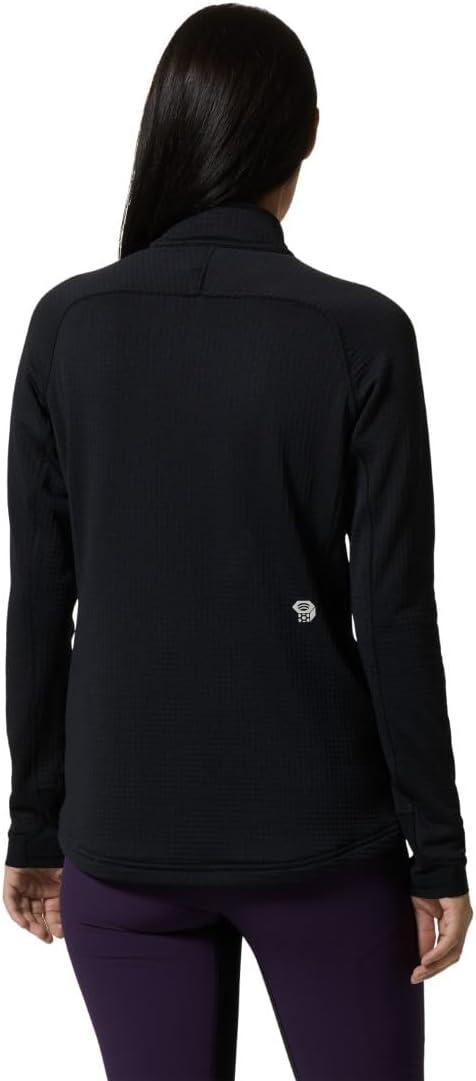 imageMountain Hardwear Womens Polartec Power Grid Half Zip JacketBlack