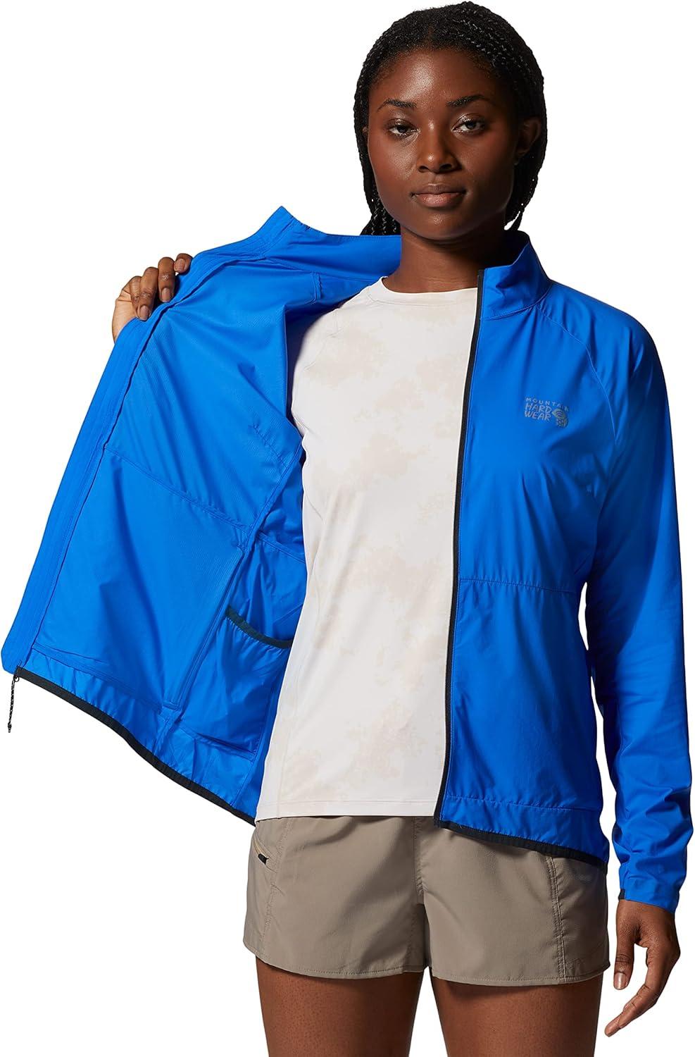 imageMountain Hardwear unisexadult Kor Airshell Full Zip JacketBright Island Blue