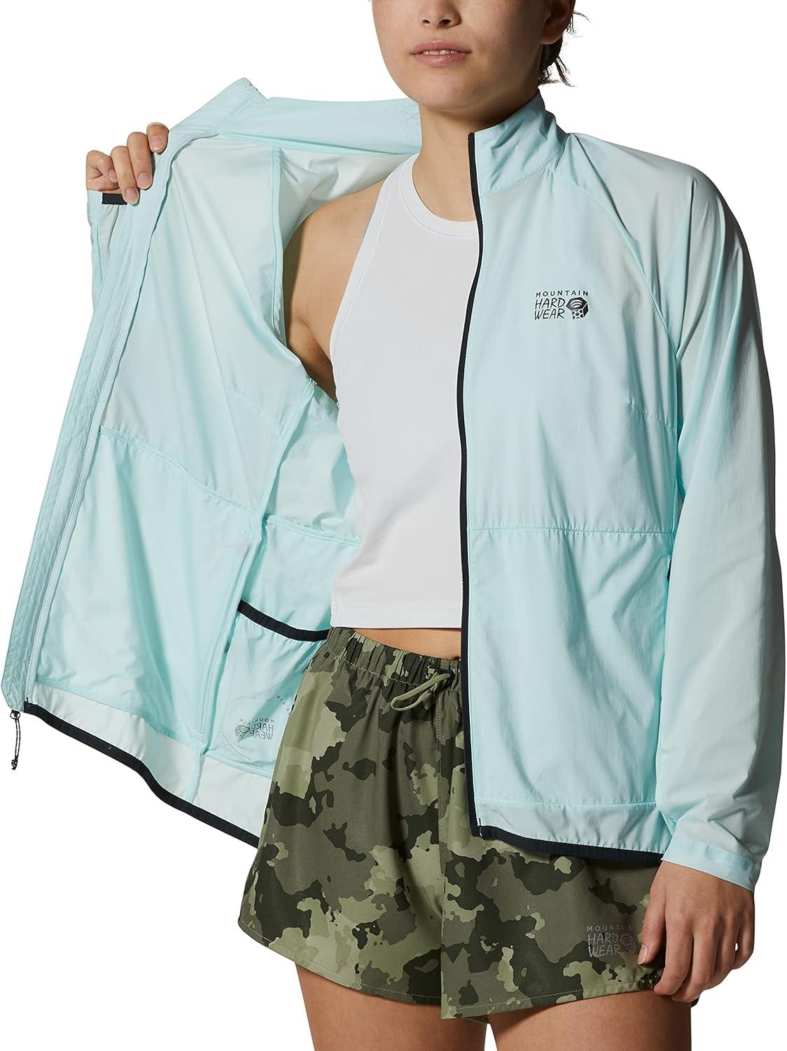 imageMountain Hardwear unisexadult Kor Airshell Full Zip JacketPale Ice