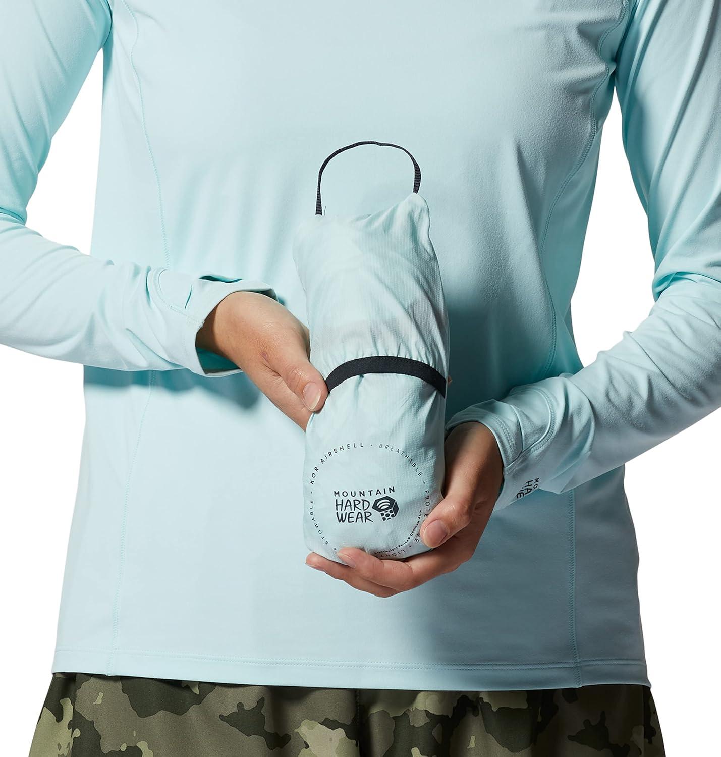 imageMountain Hardwear unisexadult Kor Airshell Full Zip JacketPale Ice