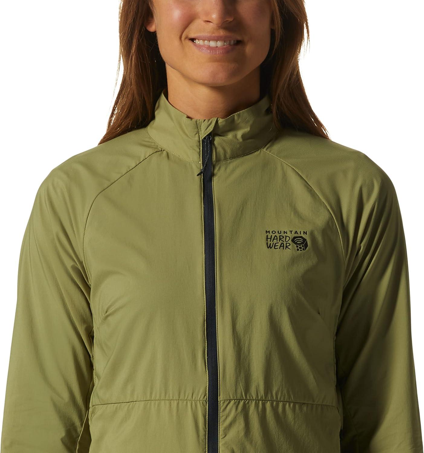 imageMountain Hardwear unisexadult Kor Airshell Full Zip JacketStone Green