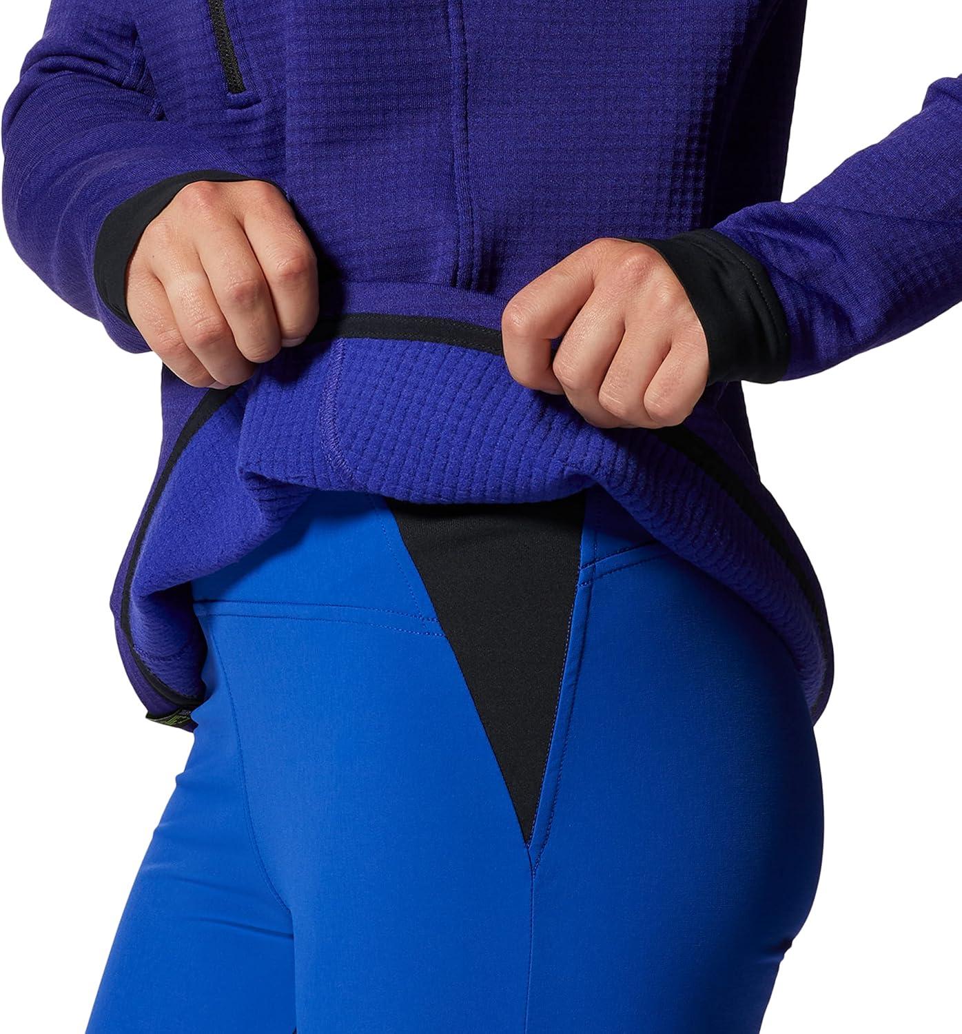 imageMountain Hardwear womens Polartec Power Grid Half Zip JacketKlein Blue Heather