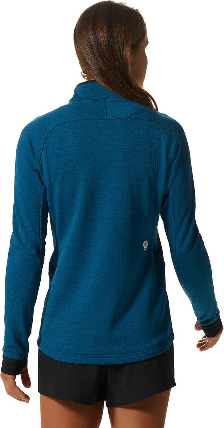 imageMountain Hardwear womens Polartec Power Grid Half Zip JacketVinson Blue Heather
