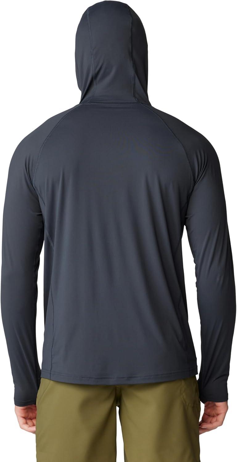 imageMountain Hardwear Mens Crater Lake Hoody for Hiking Camping Backpacking and Casual WearDark Storm