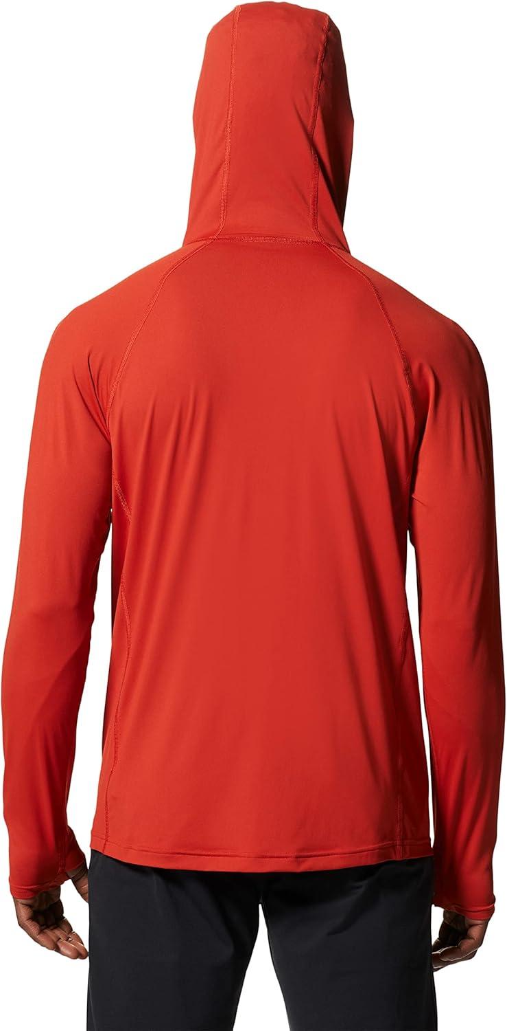 imageMountain Hardwear Mens Crater Lake Hoody for Hiking Camping Backpacking and Casual WearDesert Red