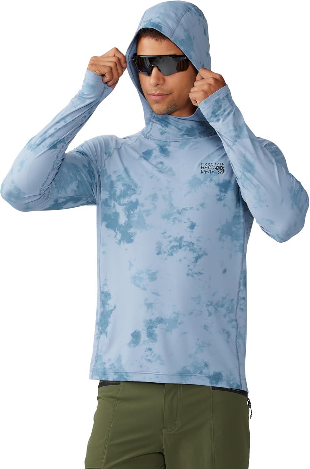 imageMountain Hardwear Mens Crater Lake Hoody for Hiking Camping Backpacking and Casual WearElement Nebula Print