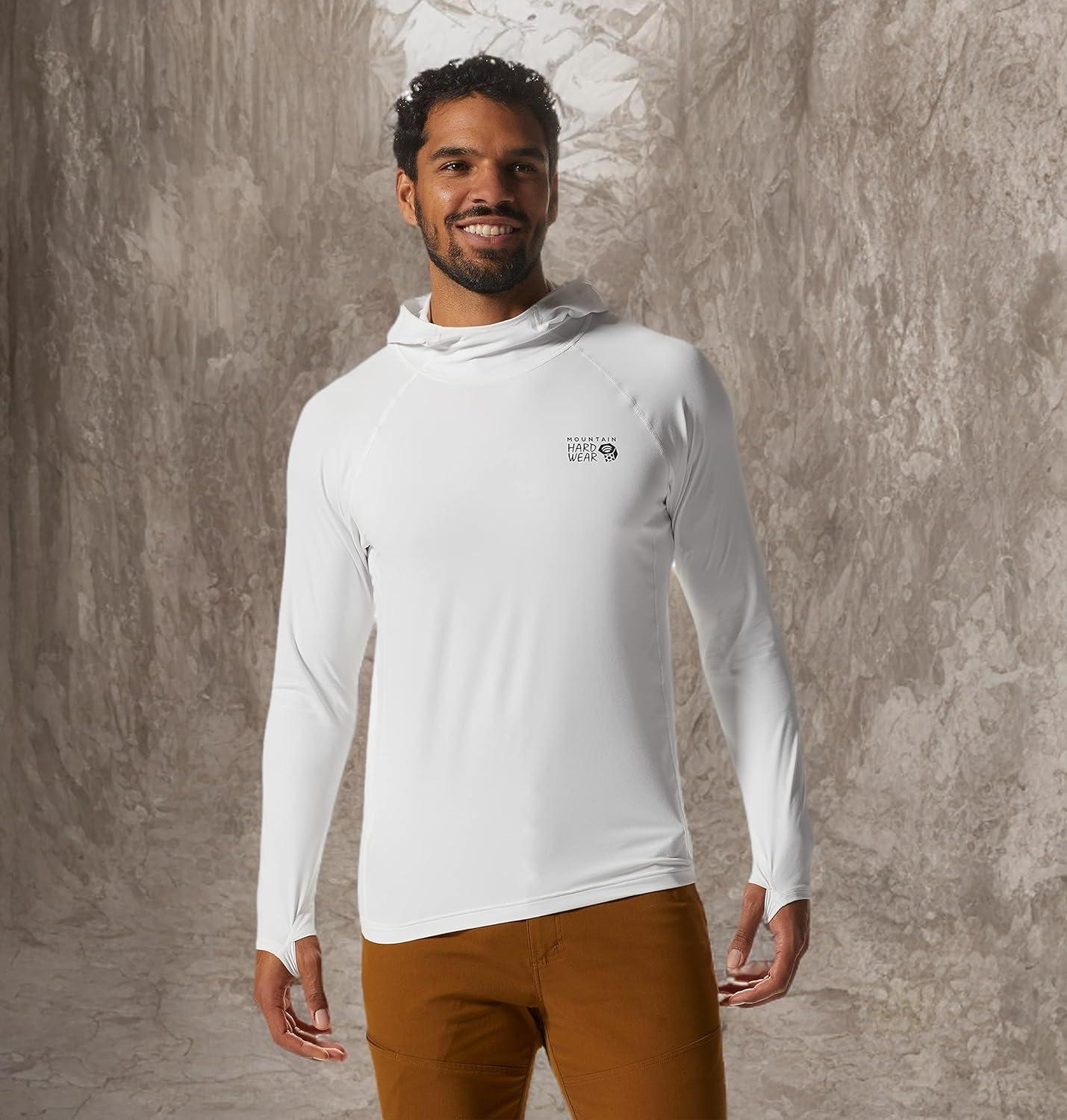 imageMountain Hardwear Mens Crater Lake Hoody for Hiking Camping Backpacking and Casual WearFogbank