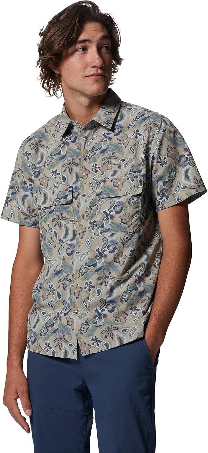 imageMountain Hardwear Mens Stryder Short Sleeve ShirtBadlands Kilim Floral Print