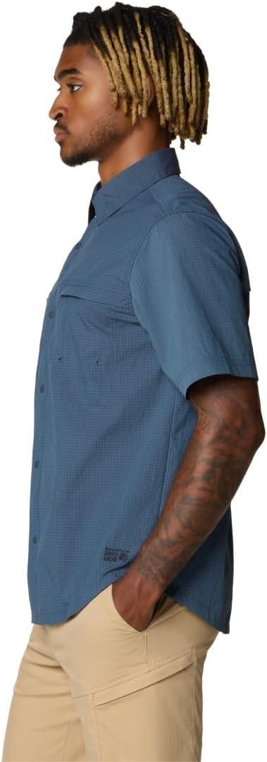 imageMountain Hardwear Mens Stryder Short Sleeve ShirtMoon Blue Ripstop