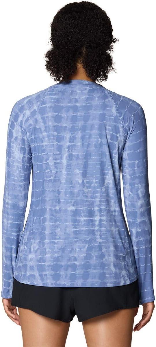 imageMountain Hardwear Womens Crater Lake Long SleeveBest Coast Blue Prismatic Print