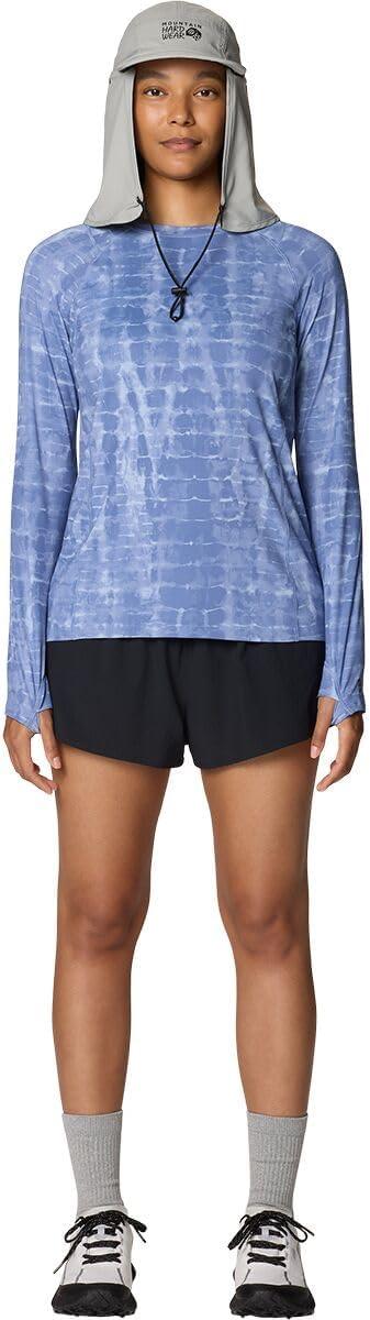 imageMountain Hardwear Womens Crater Lake Long SleeveBest Coast Blue Prismatic Print