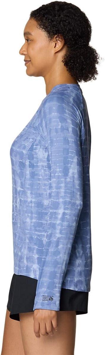 imageMountain Hardwear Womens Crater Lake Long SleeveBest Coast Blue Prismatic Print