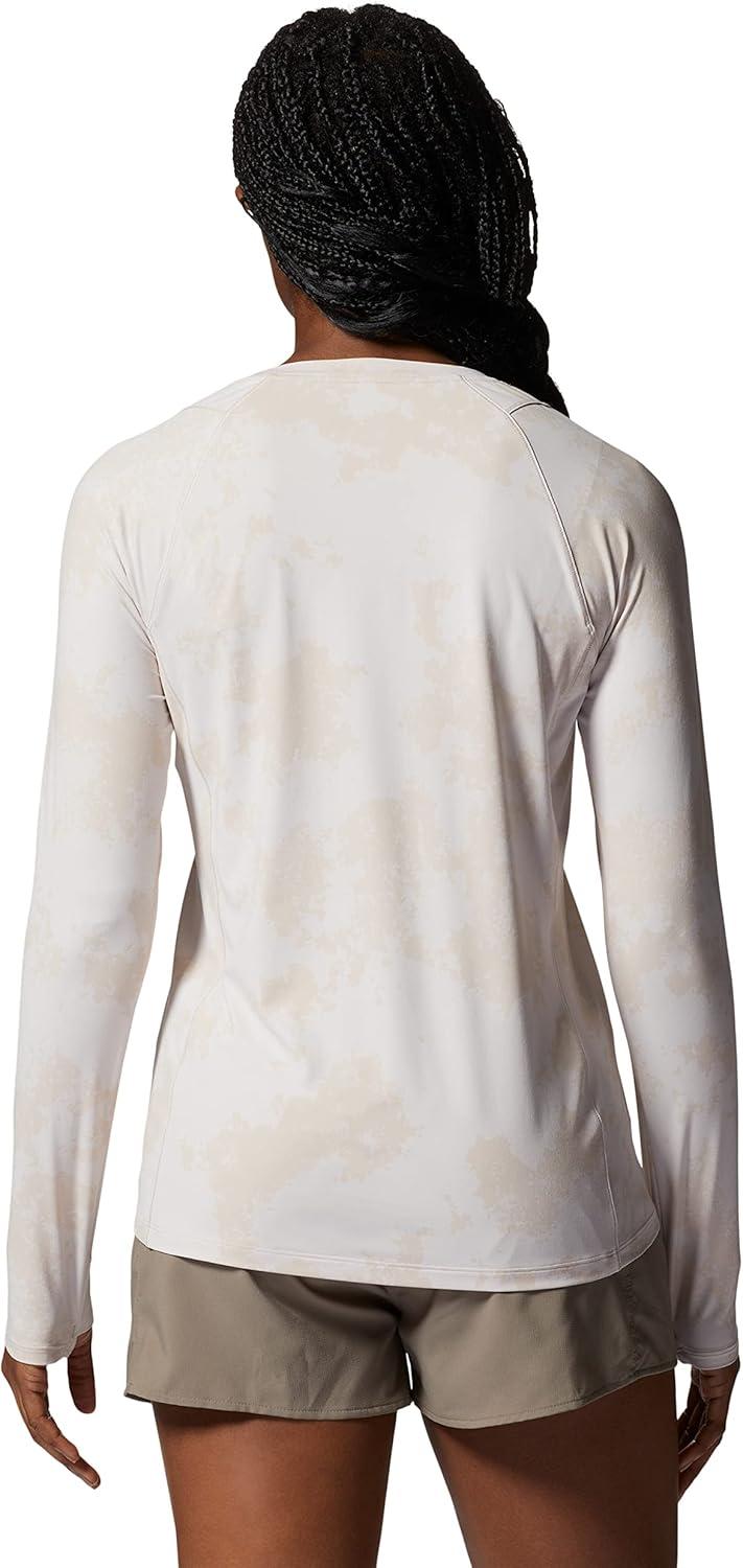 imageMountain Hardwear Womens Crater Lake Long SleeveWhite Sprite Scattered Dye Print