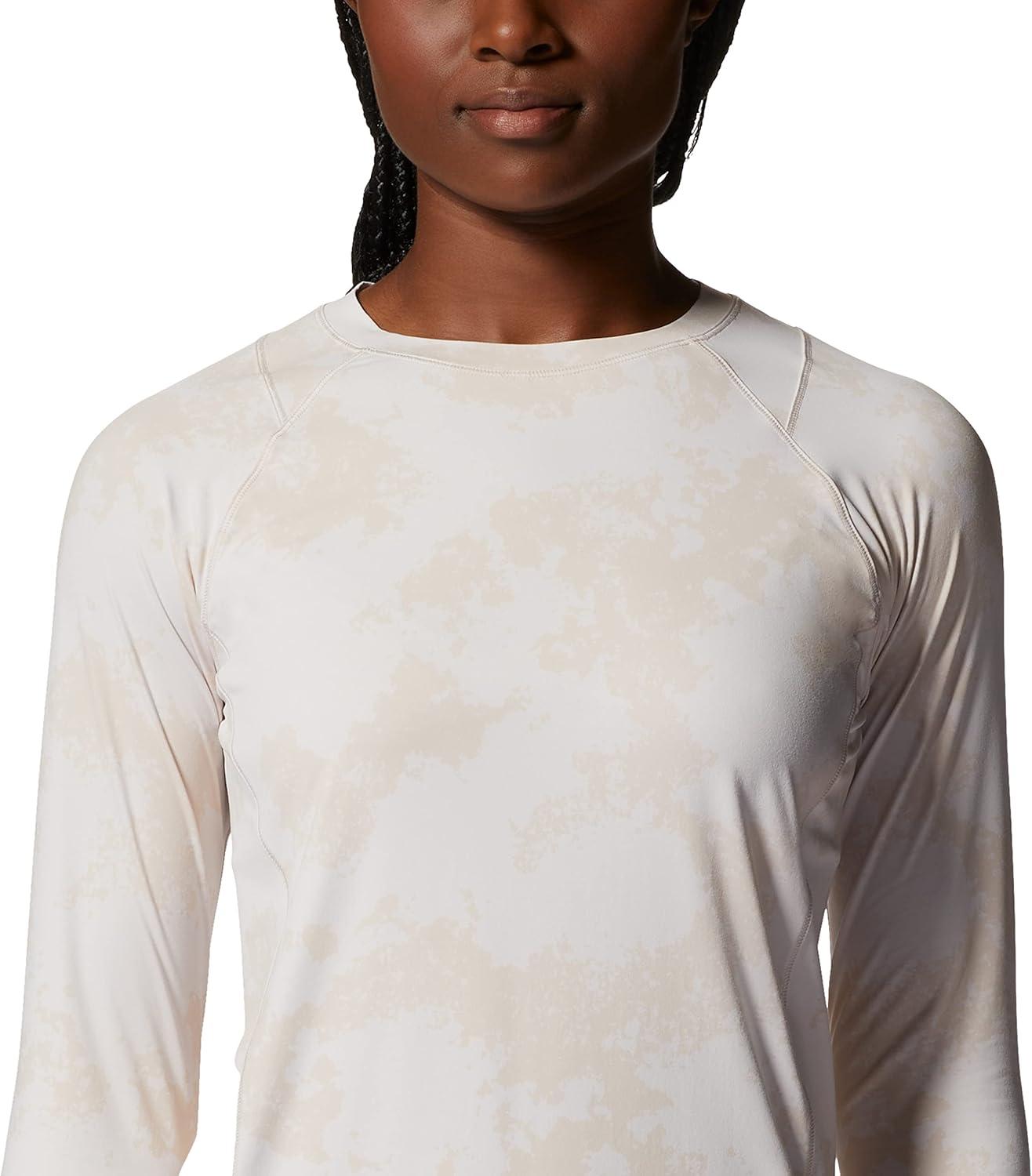 imageMountain Hardwear Womens Crater Lake Long SleeveWhite Sprite Scattered Dye Print