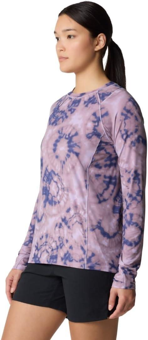imageMountain Hardwear Womens Crater Lake Long SleeveWisteria Spore Dye Print