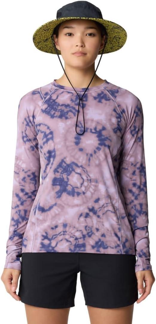 imageMountain Hardwear Womens Crater Lake Long SleeveWisteria Spore Dye Print