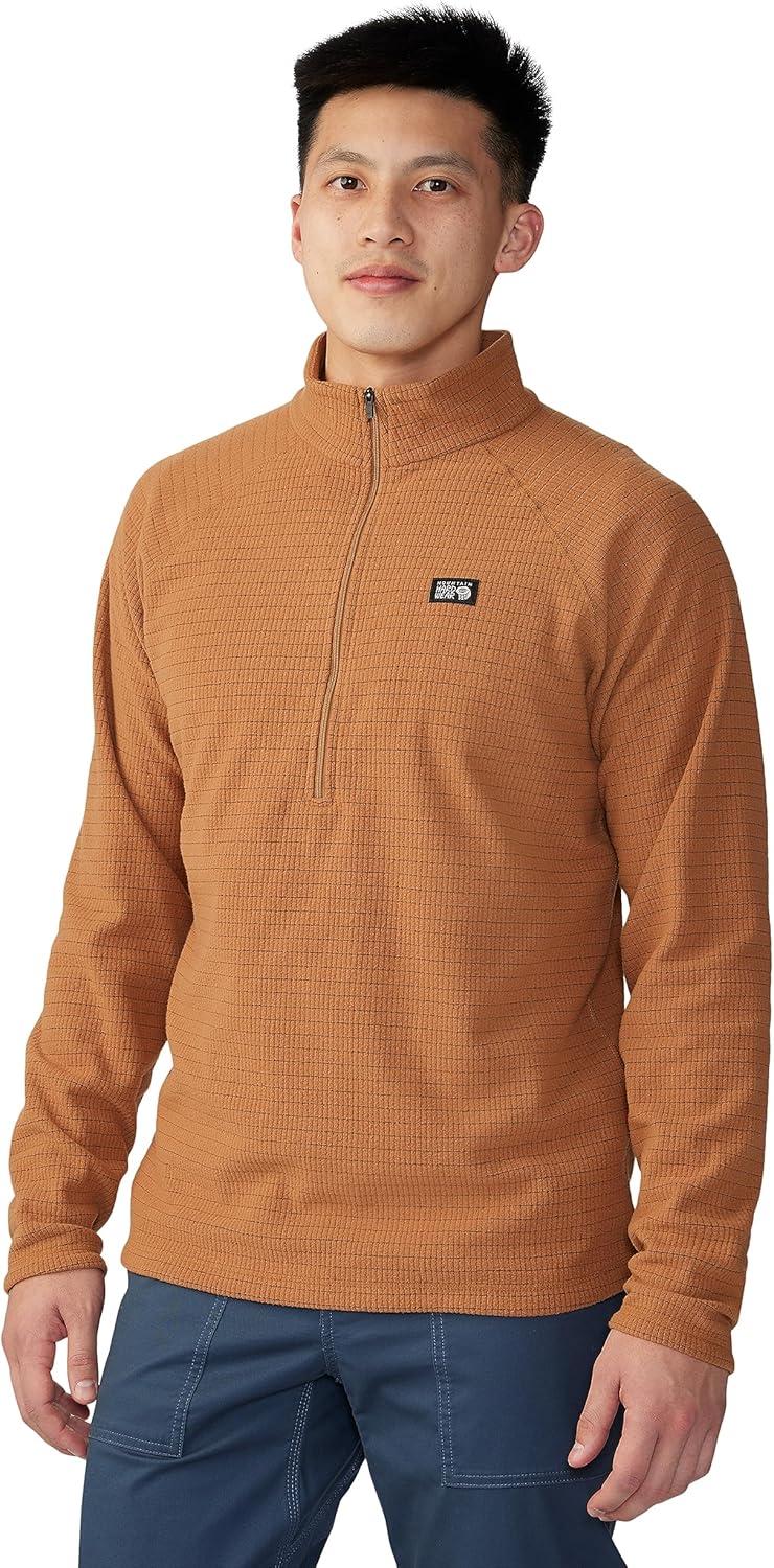 imageMountain Hardwear mens Summit Grid Half ZipCopper Clay