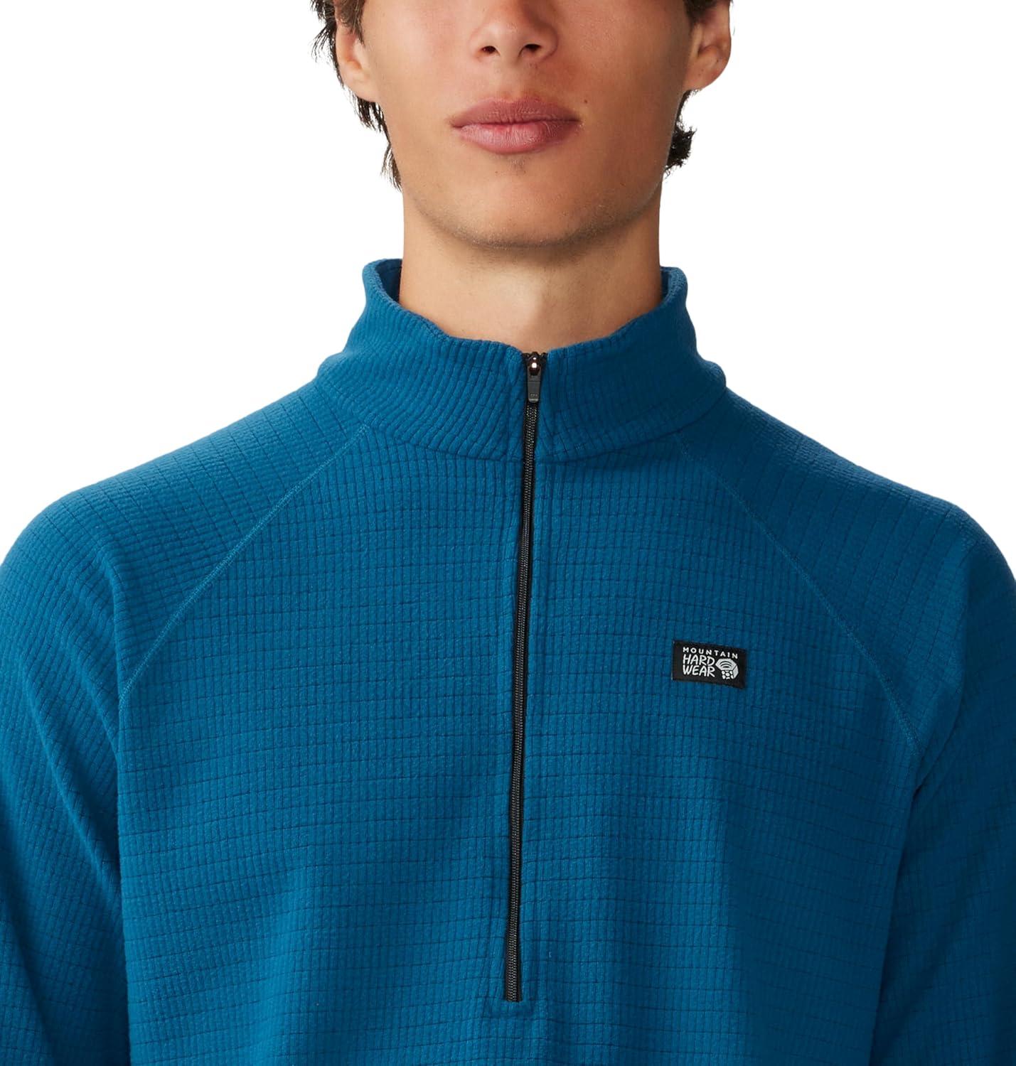 imageMountain Hardwear mens Summit Grid Half ZipDark Caspian