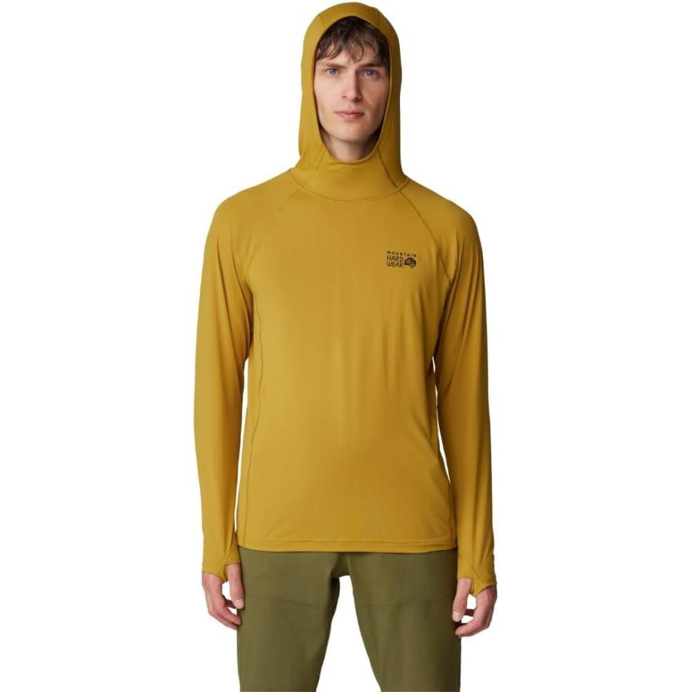 imageMountain Hardwear Mens Crater Lake Hoody for Hiking Camping Backpacking and Casual WearDark Bolt