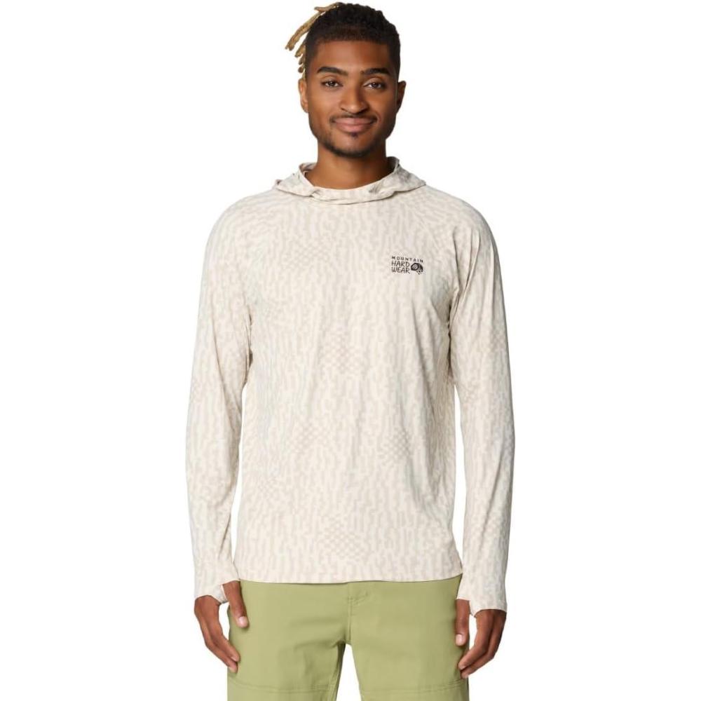 imageMountain Hardwear Mens Crater Lake Hoody for Hiking Camping Backpacking and Casual WearStone Digidaze Print