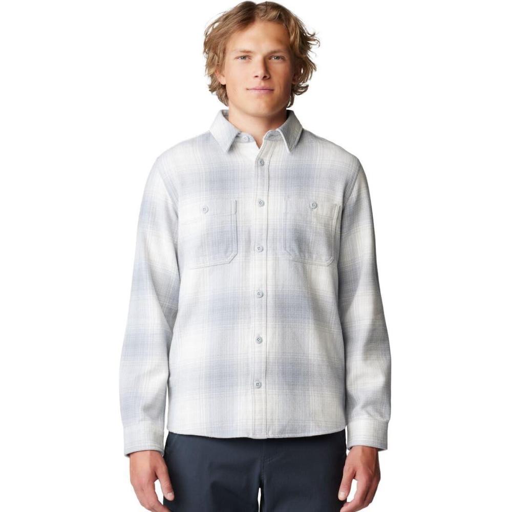 imageMountain Hardwear Mens Plusher Long Sleeve ShirtGlacial Ombre Buffalo Check Print