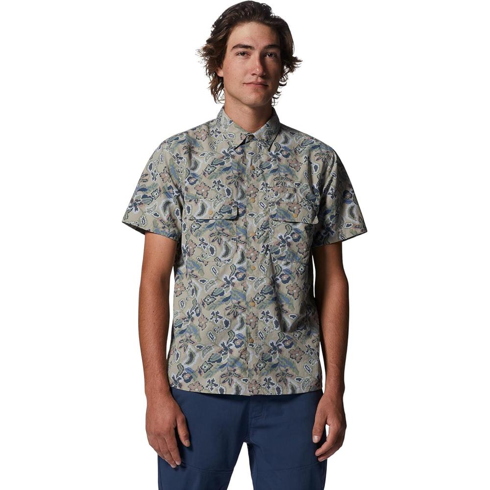 imageMountain Hardwear Mens Stryder Short Sleeve ShirtBadlands Kilim Floral Print