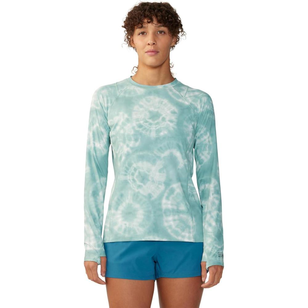imageMountain Hardwear Womens Crater Lake Long SleeveMineral Spring Spore Dye Print