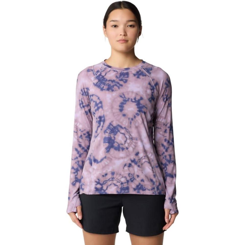 imageMountain Hardwear Womens Crater Lake Long SleeveWisteria Spore Dye Print