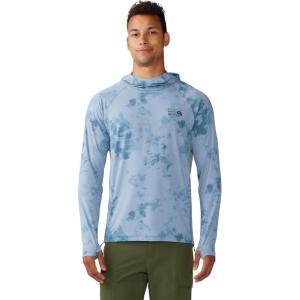 Mountain Hardwear Men’s Crater Lake Hoody for Hiking, Camping, Backpacking, and Casual Wear(Element Nebula Print)