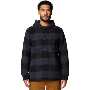 Mountain Hardwear Men’s Plusher Microchill Lined Shirt(Black Tatanka Check Print)