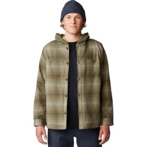 Mountain Hardwear Men’s Plusher Microchill Lined Shirt(Dark Pine Ombre Buffalo Check Print)