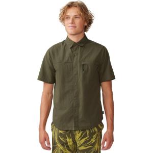 Mountain Hardwear Mens Stryder Short Sleeve Shirt(Dark Pine)
