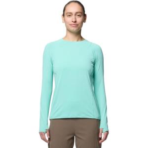 Mountain Hardwear Womens Crater Lake Long Sleeve(Icy Teal)