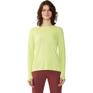 Mountain Hardwear Womens Crater Lake Long Sleeve(Light Sun)