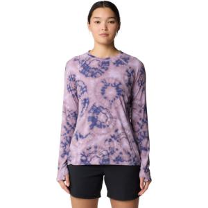 Mountain Hardwear Womens Crater Lake Long Sleeve(Wisteria Spore Dye Print)