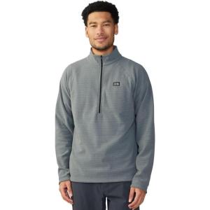 Mountain Hardwear mens Summit Grid Half Zip(Foil Grey)