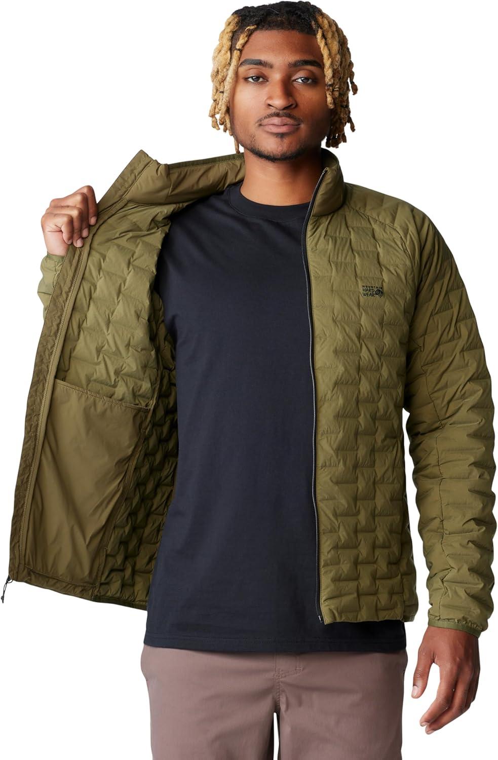 imageMountain Hardwear mens Stretchdown Light JacketJacketCombat Green New 2024