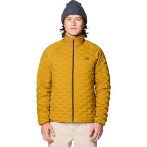 Mountain Hardwear mens Stretchdown Light JacketJacket(Olive Gold)