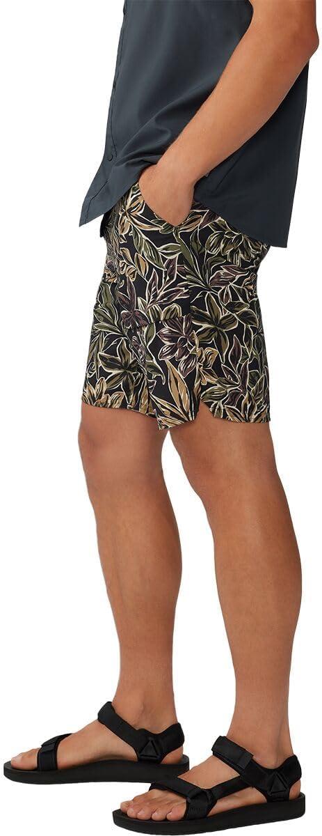 imageMountain Hardwear Mens Trail Sender ShortShortsBlack Floral Print