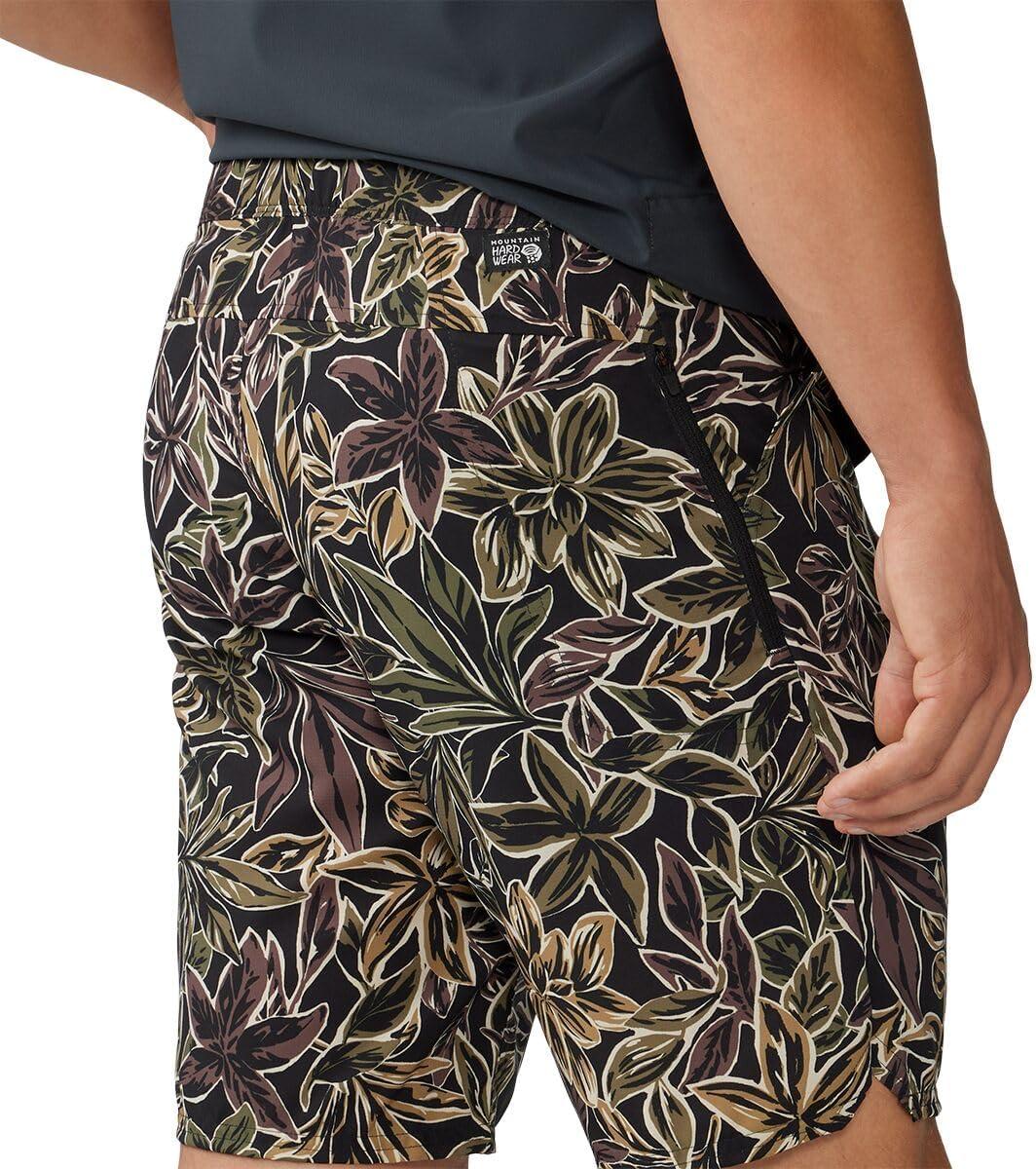 imageMountain Hardwear Mens Trail Sender ShortShortsBlack Floral Print