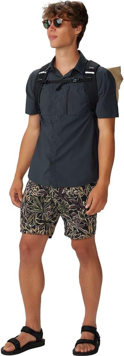 imageMountain Hardwear Mens Trail Sender ShortShortsBlack Floral Print