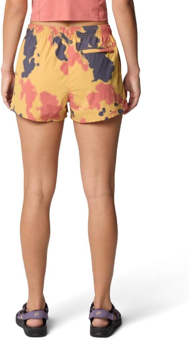imageMountain Hardwear Womens Stryder Swim ShortSundown Gold Blissed Dye Print