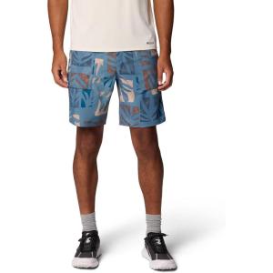 Mountain Hardwear Mens Trail Sender ShortShorts(Adriatic Blue Meadows Print)