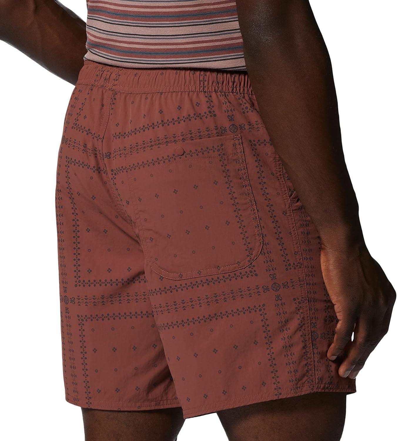 imageMountain Hardwear Mens Stryder Swim ShortShortsClay Earth Bandana Grid